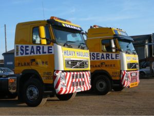 Vehicle wrapping on Searle trucks