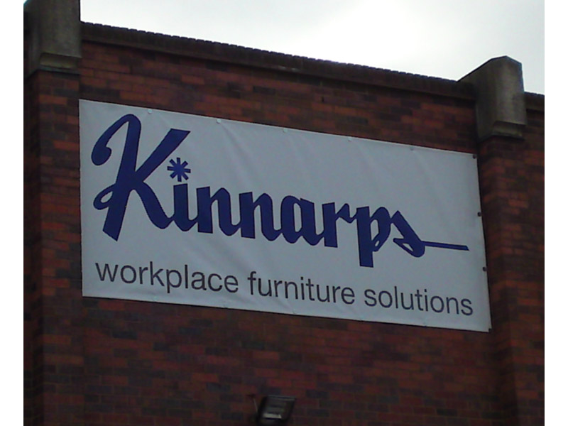 Kinnarps external branded banner