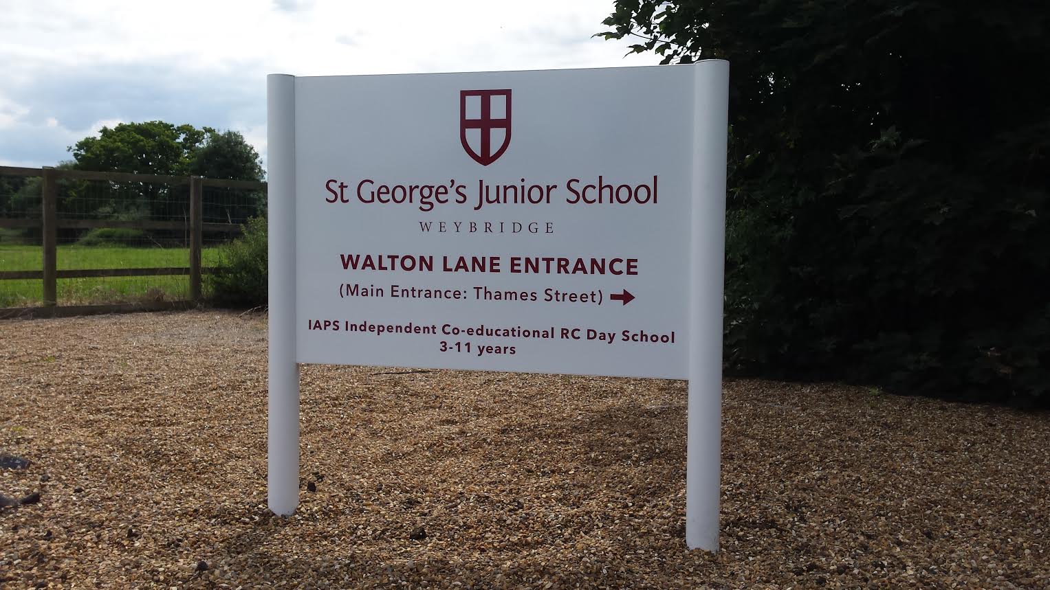 External sign at St George's Junior School