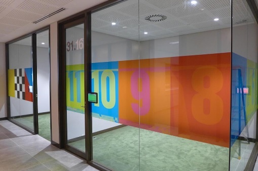 Office glass manifestation