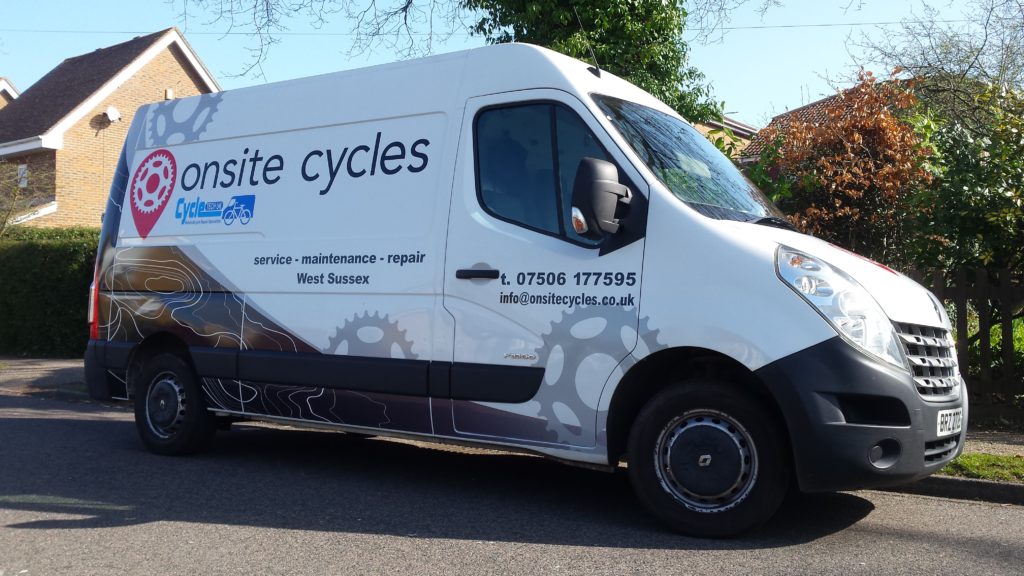 onsite cycles vehicle graphic