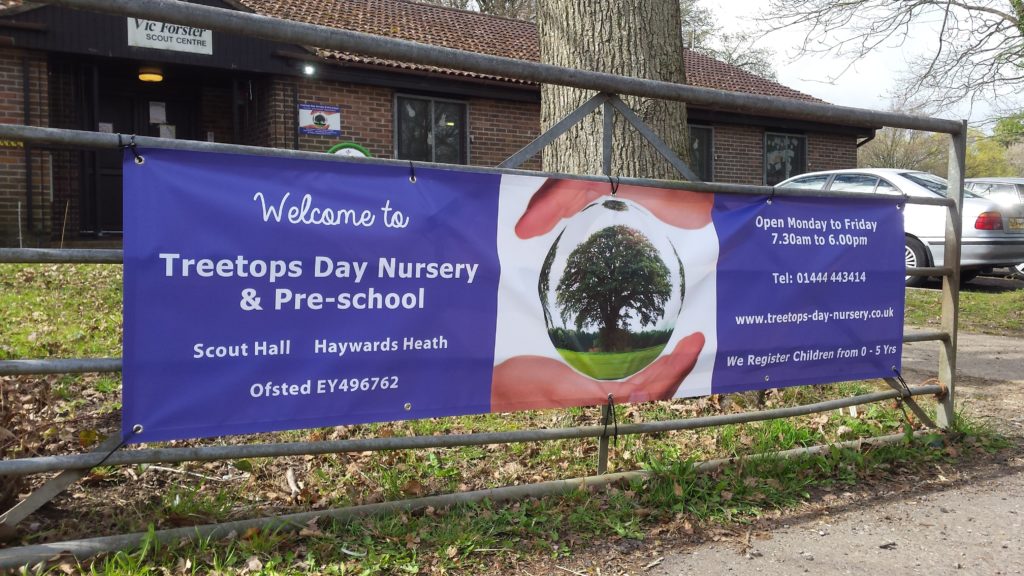 treetops nursery banner