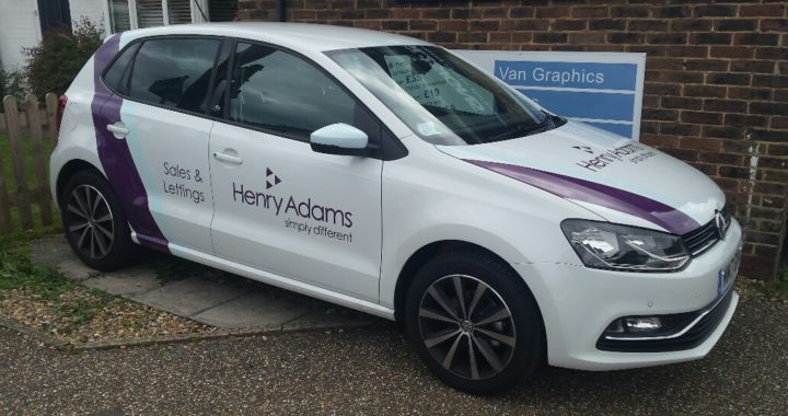 henry adams estate agents vehicle graphics