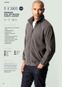 Fleece jacket workwear