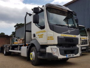 Central plant hire vehicle graphics