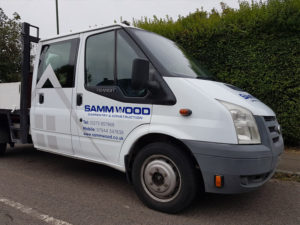 Sam Wood vehicle graphic