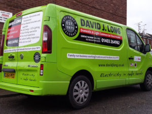 Vehicle graphics for David J Long