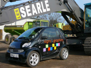Searle and SL2 signs vehicle graphics