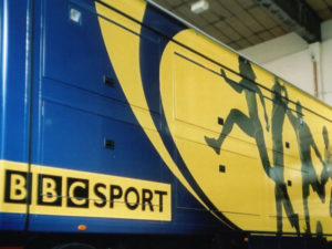 BBC Sport vehicle graphics