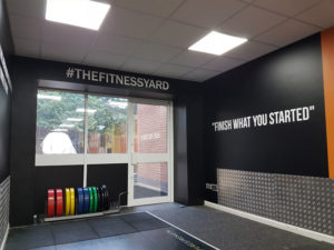 The Fitness Yard wall graphics