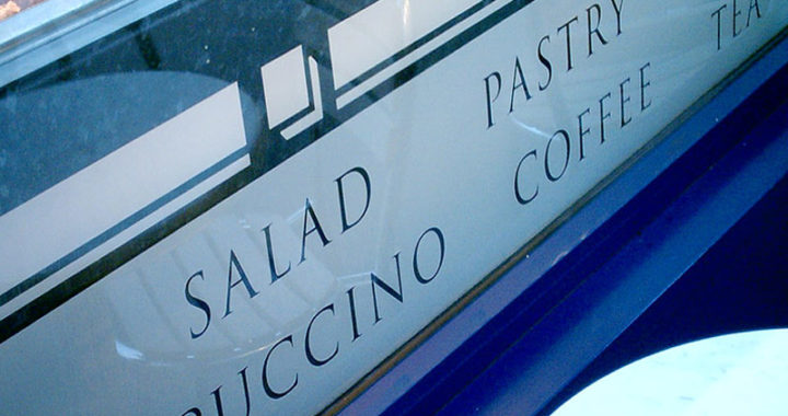 Cafe window graphics