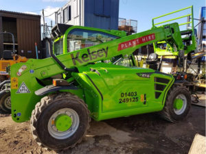 Kelsey plant hire vehicle graphic