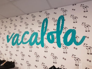 Vacalola wall graphic