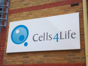 Cells4life outdoor sign