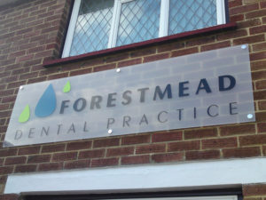 Forestmead dental practice outdoor sign