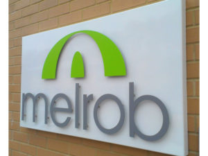 Melrob outdoor sign