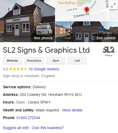 sl2 google map listing