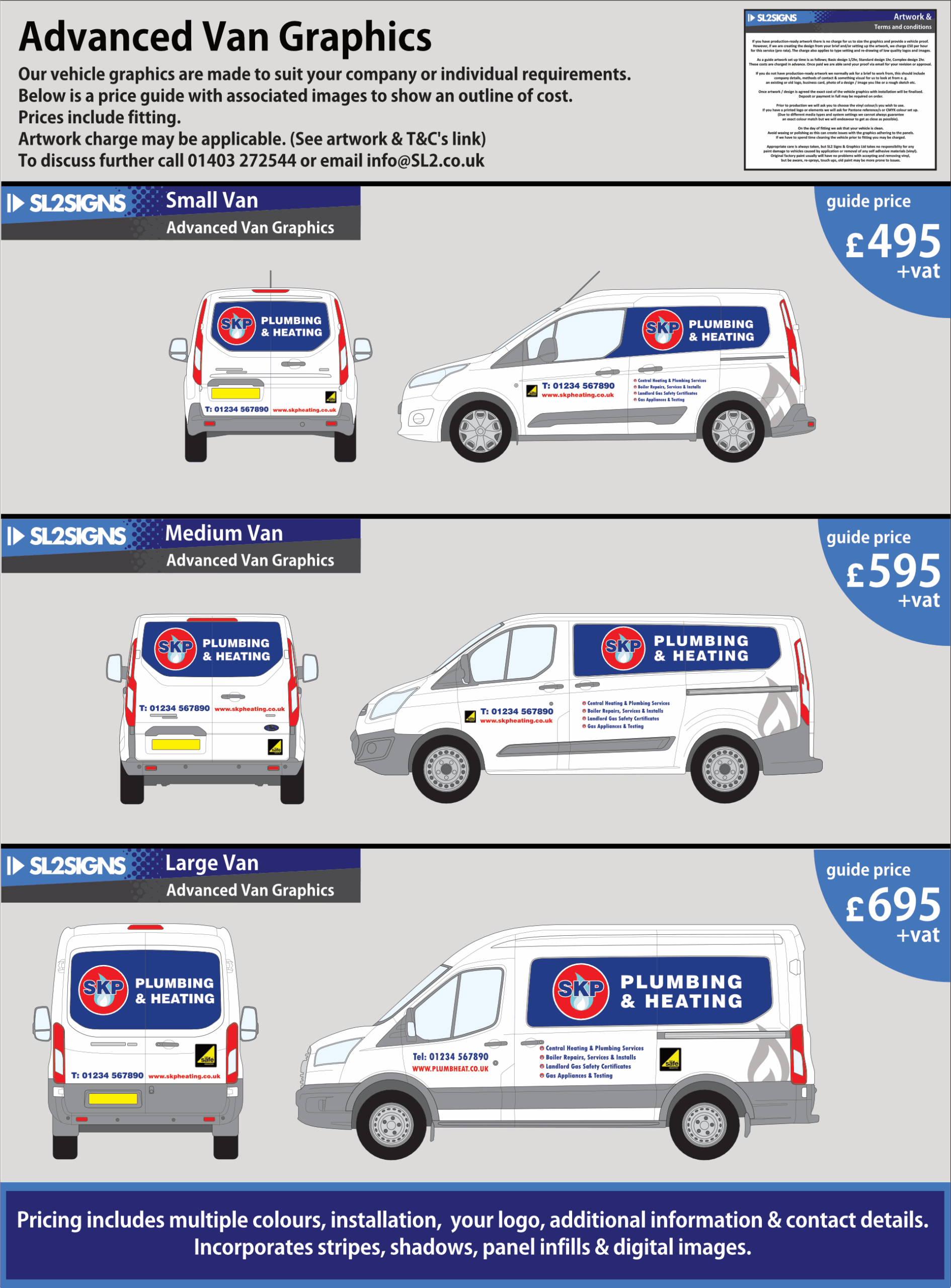 Complex van prices